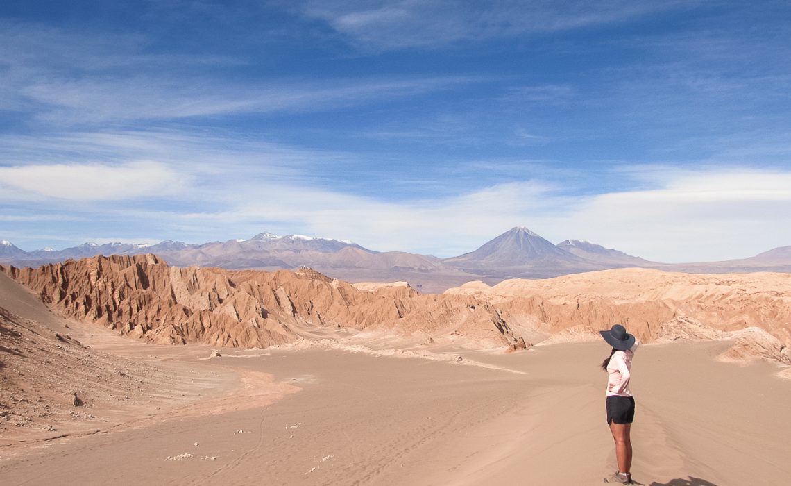 Valle de la Muerte e Valle de la Luna no Deserto do Atacama